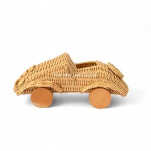 Delightful Rattan Car Toy