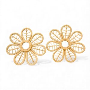 Dreamy Flower Rattan Kids Wall Decor