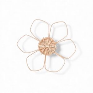 Eco-Friendly Flower Rattan Kids Wall Decor
