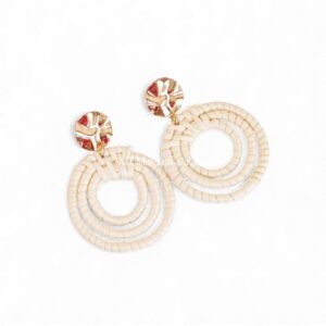 Eco Friendly Rattan Earrings