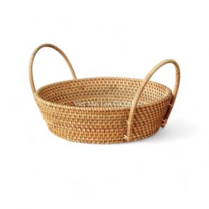 Eco-Friendly Rattan Tray Set