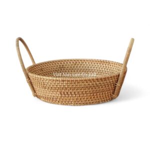 Eco-Friendly Rattan Tray Set