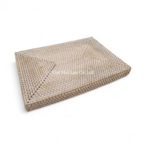 Eco-Friendly Rectangular Rattan Tray