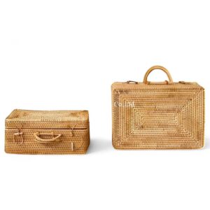 Elegant Natural Rattan Box