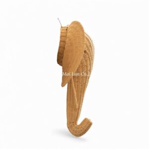 Elephant Rattan Kids Wall Decor