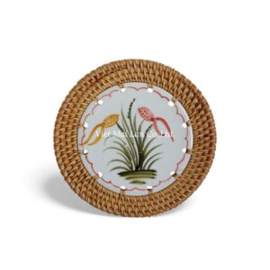 Fish Rattan Coaster