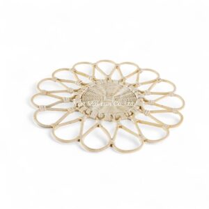 Floral Rattan Placemat
