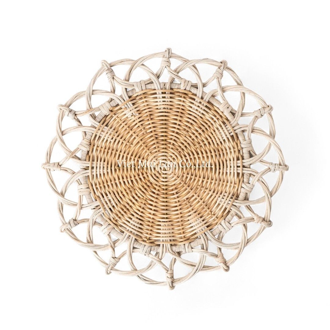 Floral Rattan Placemat Collection