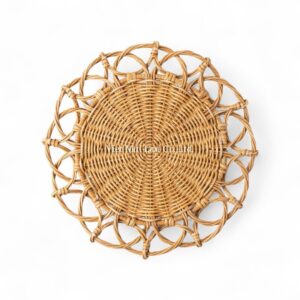Floral Rattan Placemat Collection