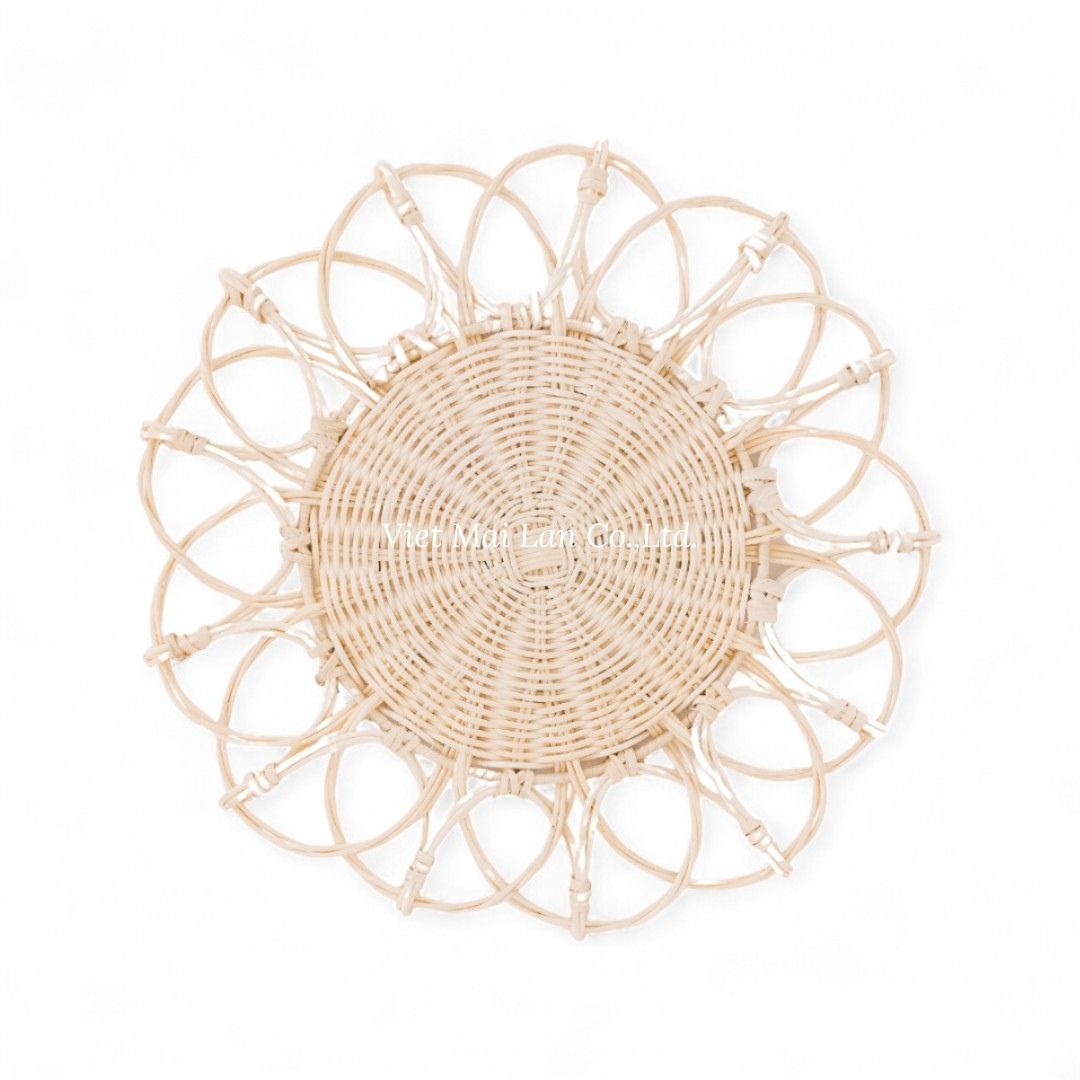 Floral Rattan Placemat Collection