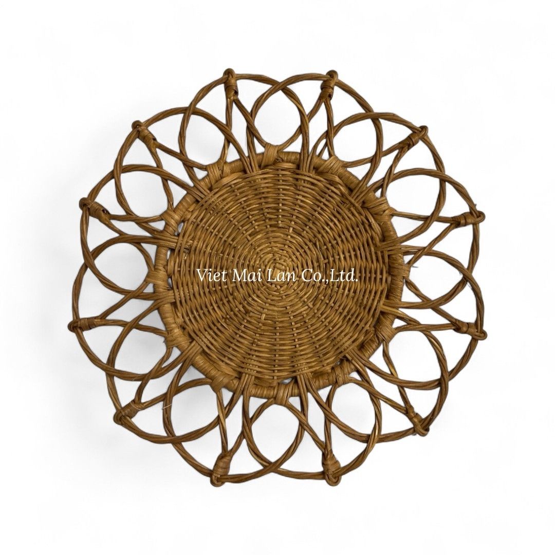 Floral Rattan Placemat Collection