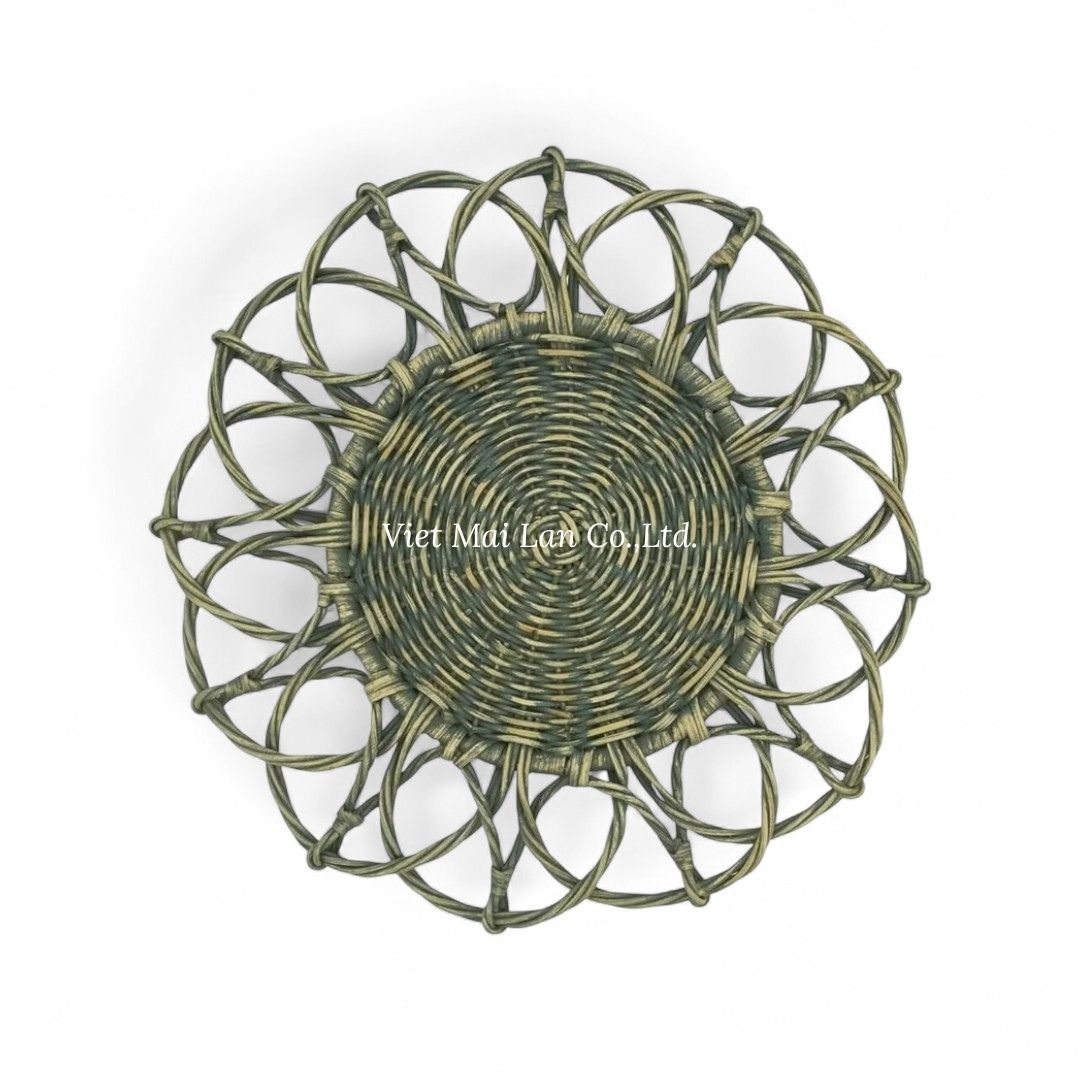 Floral Rattan Placemat Collection