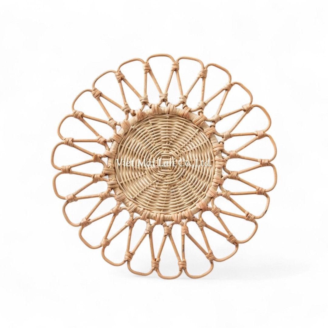 Floral Rattan Placemat Wholesale