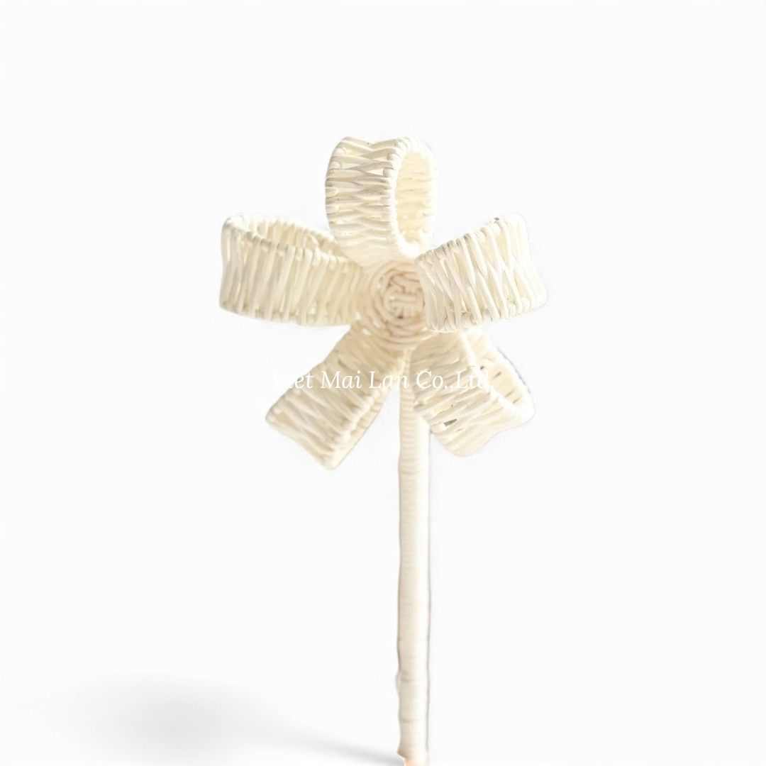 Floral Rattan Wand