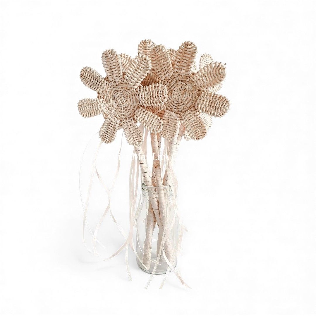 Flower Rattan Wand