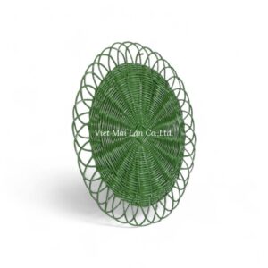 Green Rattan Placemat