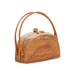 Half Moon Rattan Bag