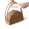 Half Moon Rattan Bag