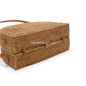 Half Moon Rattan Bag