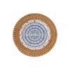 Handcrafted Ceramic Rattan Coaster