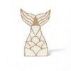 Handcrafted Mermaid Tail Shell Wall Decor
