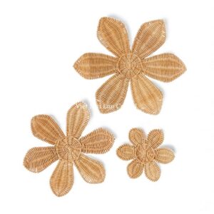 Handmade Flower Rattan Kids Wall Decor