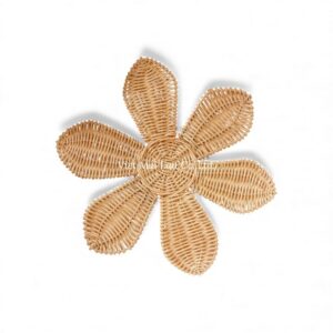 Handmade Flower Rattan Kids Wall Decor