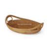 Handmade Oval Rattan Tray