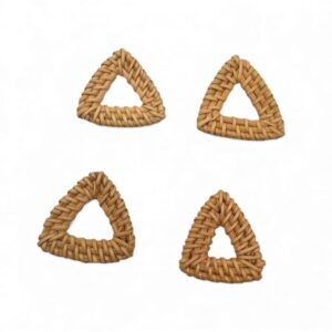 Handmade Rattan Charm for Earrings