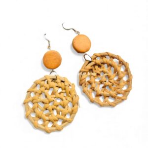 Handmade Rattan Earrings