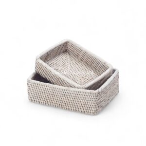 Handmade Rectangular Rattan Tray