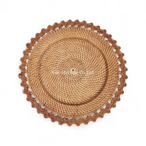 Handwoven Rattan Charger Plate
