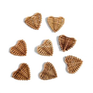 Heart Rattan Charm