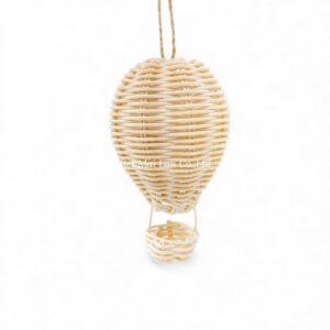 Hot Air Balloon Rattan Kids Wall Decor