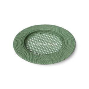 Light Green Rattan Charger Plate