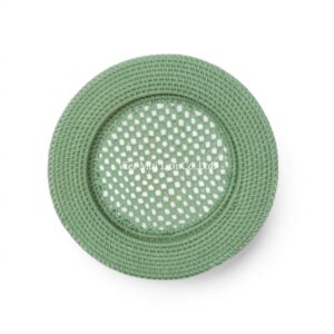 Light Green Rattan Charger Plate