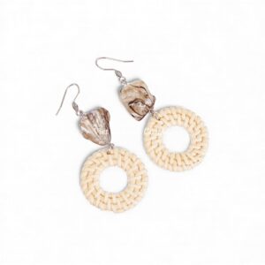 Lightweight Rattan Earrings