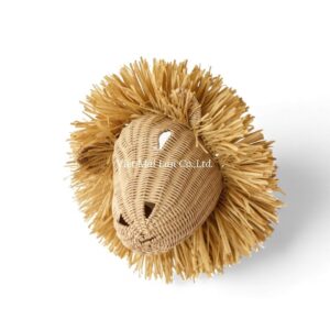 Lion Rattan Kids Wall Decor