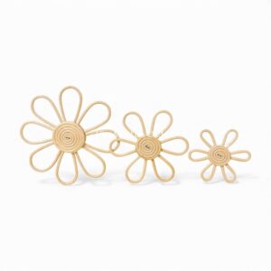 Lovely Flower Rattan Kids Wall Decor