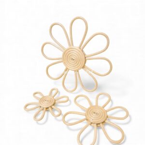 Lovely Flower Rattan Kids Wall Decor