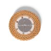 Minimalist Ceramic Rattan Coaster