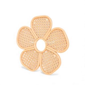 Minimalist Flower Rattan Kids Wall Decor
