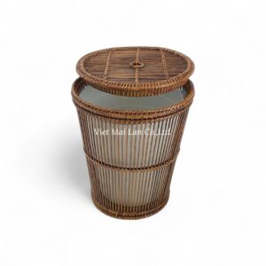 Minimalist Rattan Laundry Basket