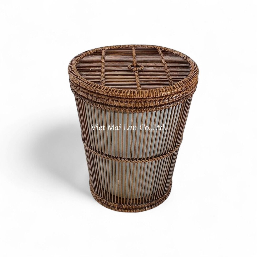 Minimalist Rattan Laundry Basket