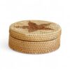 Minimalist Round Rattan Box