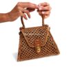 Modern Rattan Handbag