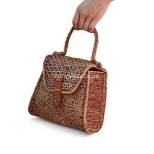 Modern Rattan Handbag