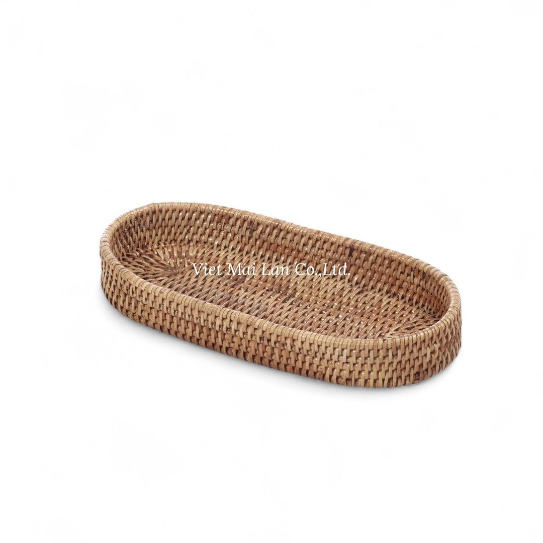 Modern Rattan Tray Collection