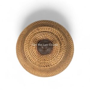 Modern Woven Rattan Box