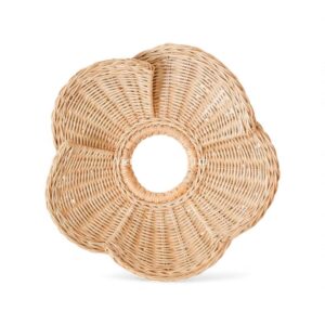 Multicolor Flower Rattan Kids Wall Decor